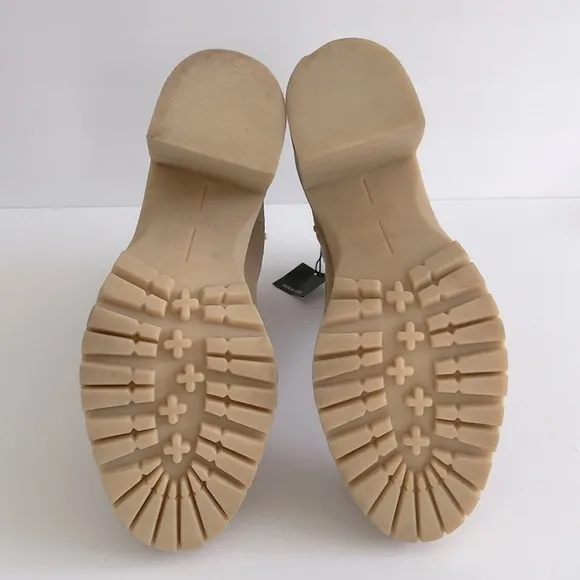 Dolce Vita Shoes Women's Caster H20 Lug Sole Block Heel Boots Size 9.5 NWT