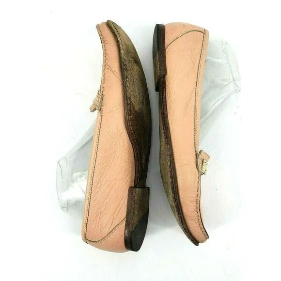 DOLCE &amp; GABBANA Pink Nude Loafer Shoes Flats