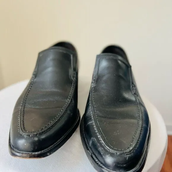 DONALD PLINER MEN’S BLACK LEATHER SHOES SIZE 8.5