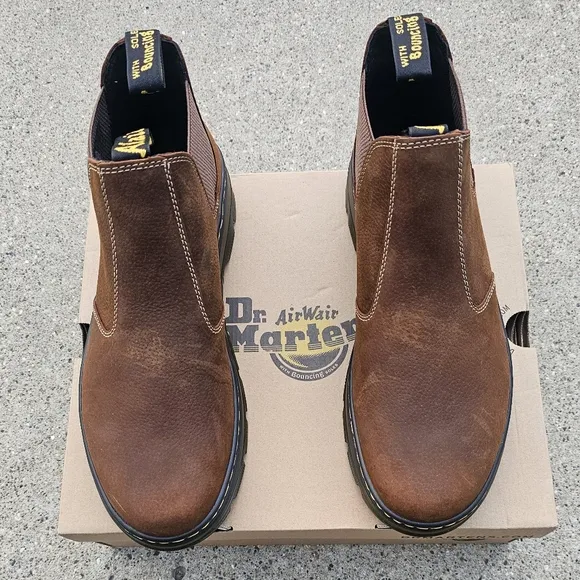 Dr Martens Air Wair Hardie leather waterproof shoes Men's 13