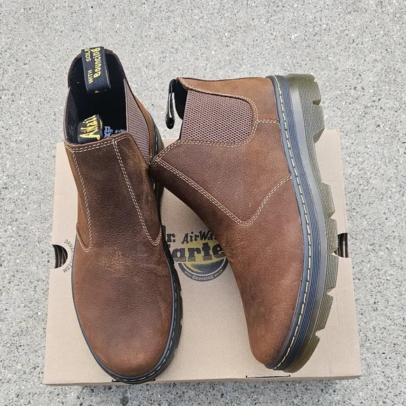 Dr Martens Air Wair Hardie leather waterproof shoes Men's 13