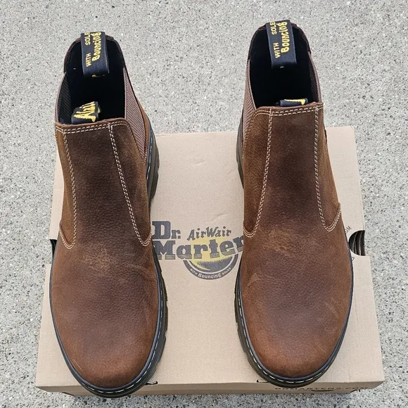 Dr Martens Air Wair Hardie leather waterproof shoes Men's 13
