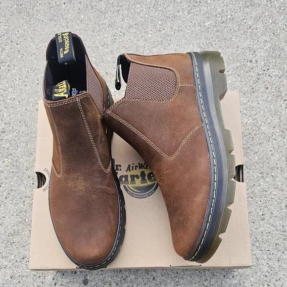 Dr Martens Air Wair Hardie leather waterproof shoes Men's 13