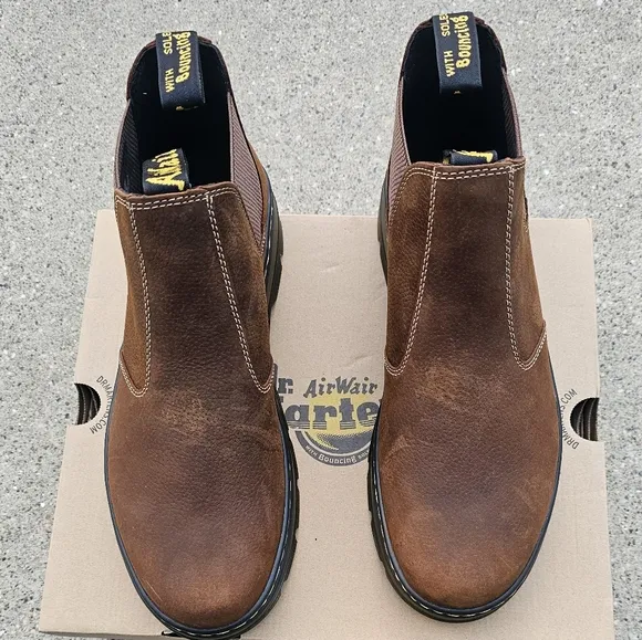 Dr Martens Air Wair Hardie leather waterproof shoes Men's 13