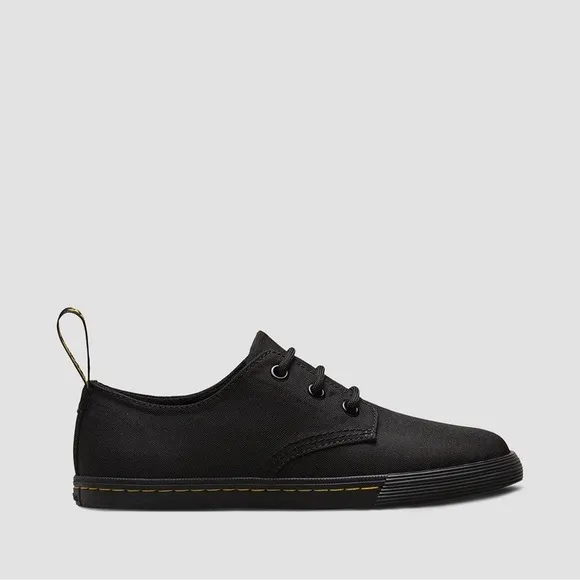 Dr. Martens airwair black canvas Santanita junior sneakers size 1