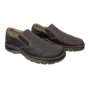 Dr. Martens Bryce Brown Leather Slip On Shoes Men’s 10 Casual Comfort Work