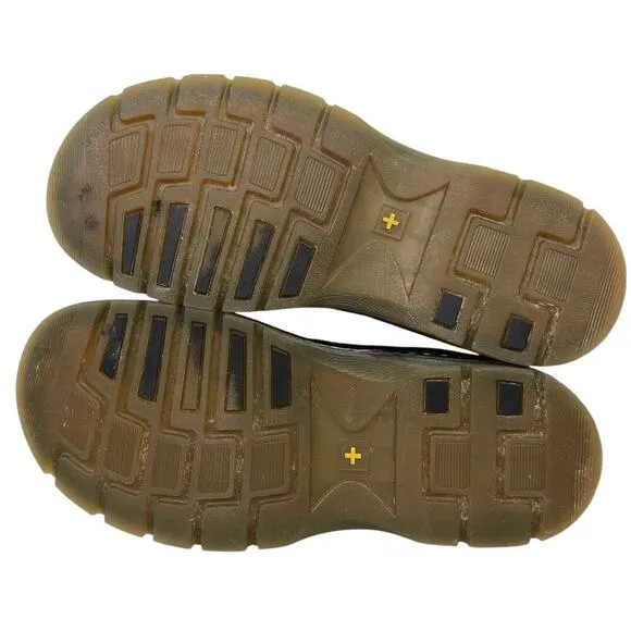 Dr. Martens Bryce Brown Leather Slip On Shoes Men’s 10 Casual Comfort Work