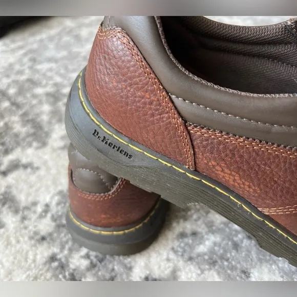 Dr Martens Men's Casual Oxford Work Shoes Brown