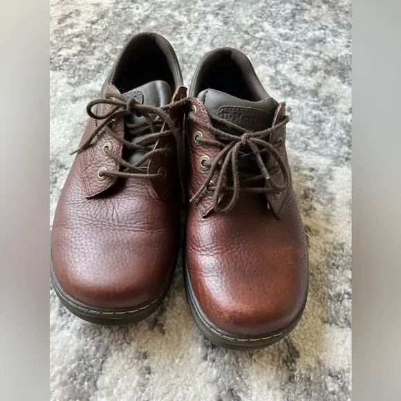 Dr Martens Men's Casual Oxford Work Shoes Brown