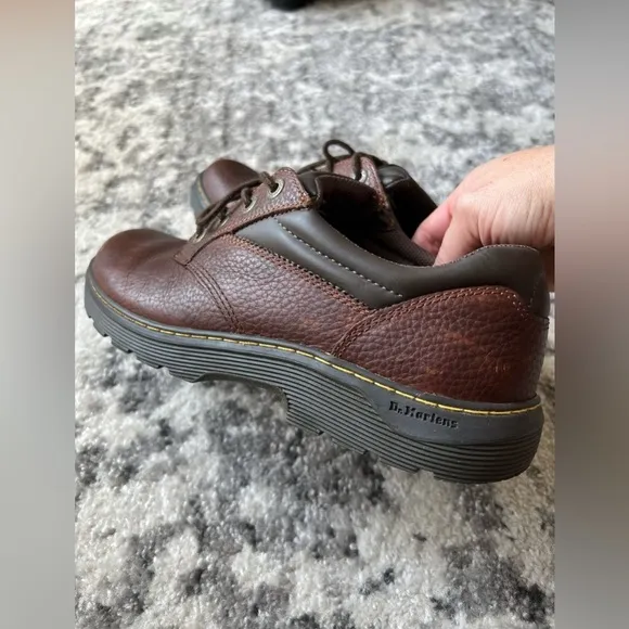 Dr Martens Men's Casual Oxford Work Shoes Brown