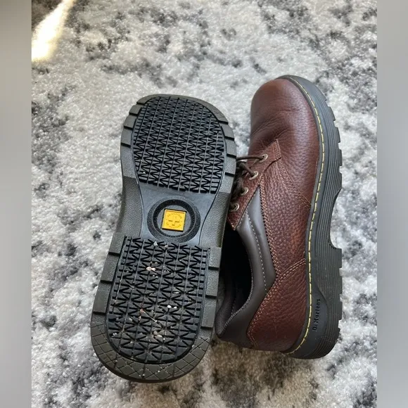 Dr Martens Men's Casual Oxford Work Shoes Brown