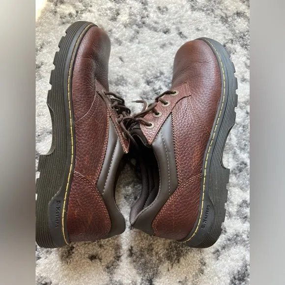 Dr Martens Men's Casual Oxford Work Shoes Brown