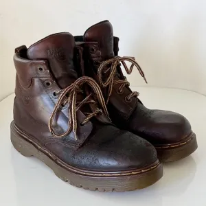 Dr Martens Vintage Brown Leather 8283 Men’s Hiking Boots Made In England
