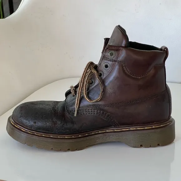 Dr Martens Vintage Brown Leather 8283 Men’s Hiking Boots Made In England