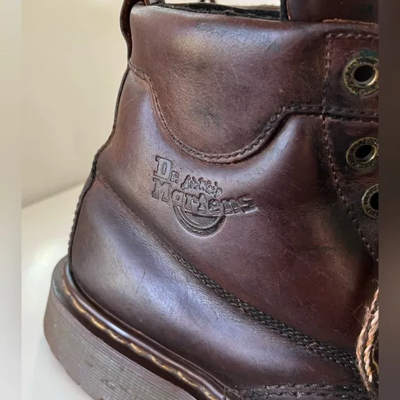 Dr Martens Vintage Brown Leather 8283 Men’s Hiking Boots Made In England