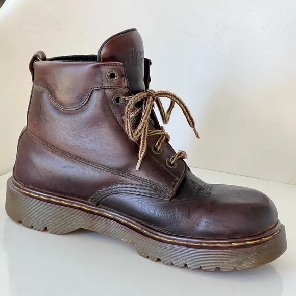 Dr Martens Vintage Brown Leather 8283 Men’s Hiking Boots Made In England