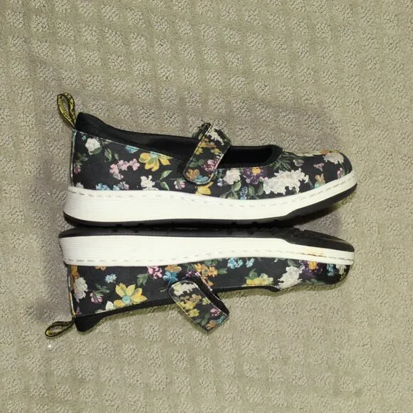 Dr Martens Women's Maryjane Sneakers Size 8 Floral Pattern