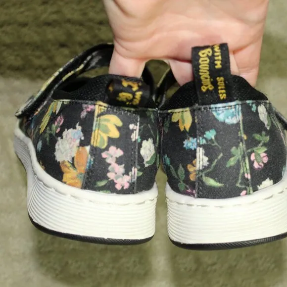Dr Martens Women's Maryjane Sneakers Size 8 Floral Pattern