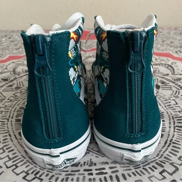 Dragon Hi Top Teal Vans