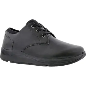 Drew Mens Armstrong Black Leather Flats Lifestyle Oxfords Shoes New