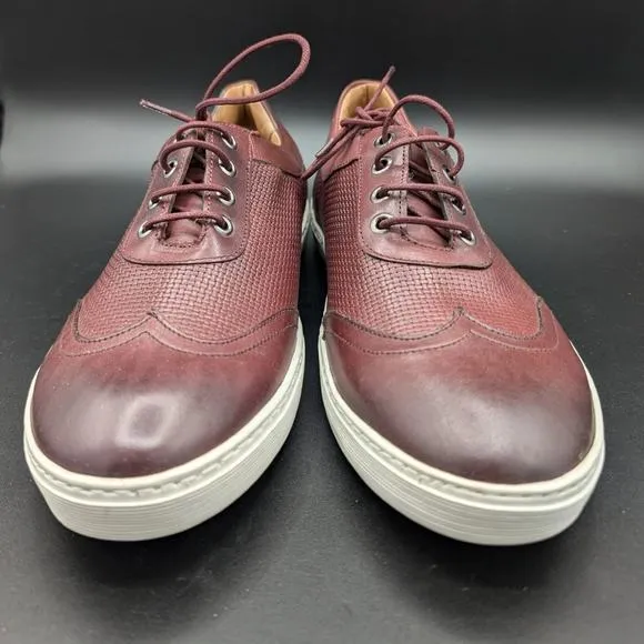 Driver Club USA Shoes Mens 9.5 Leather Brooklyn Mini Basket Wing tip sneaker