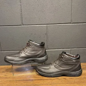 Dunham Brown Leather Moc Toe Hiking Boots Men’s 12 D