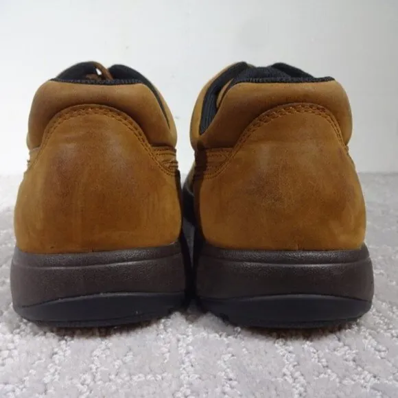 𝅺dunham Mens Size 9.5 EE US Brown Suede Leather Lace-Up Waterproof Shoes 8000BR