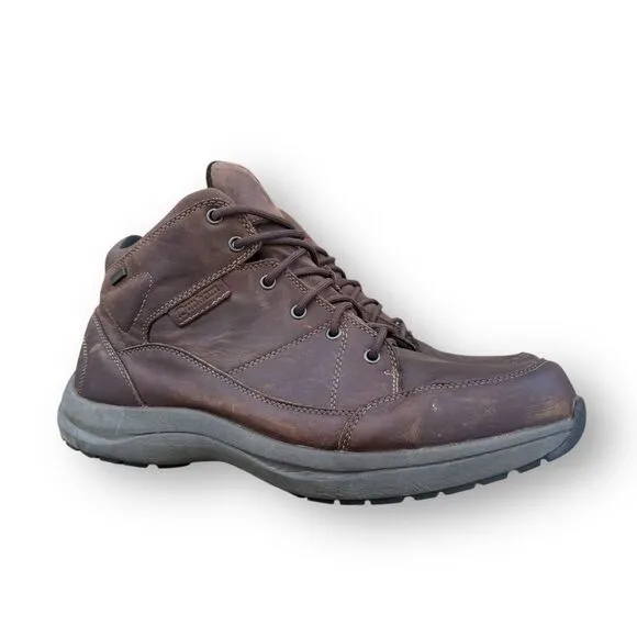 Dunham Men's Sutton Simon Lace up Brown Leather Chukka Boots Shoes size 14