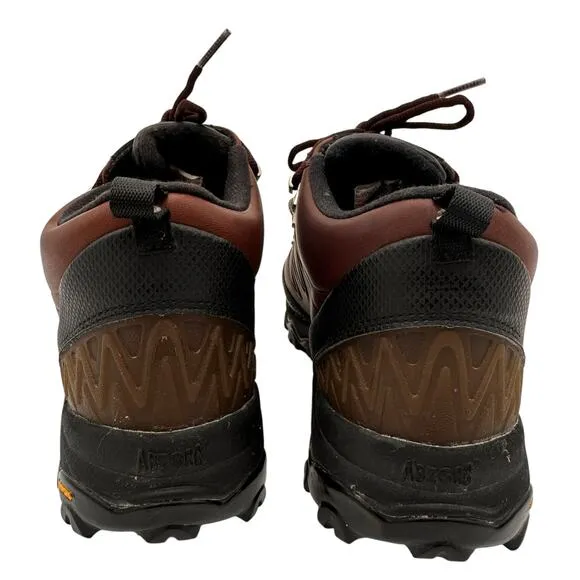 Dunham Waffle Stomper Leather Women's Brown Hiking Boots Size 7.5