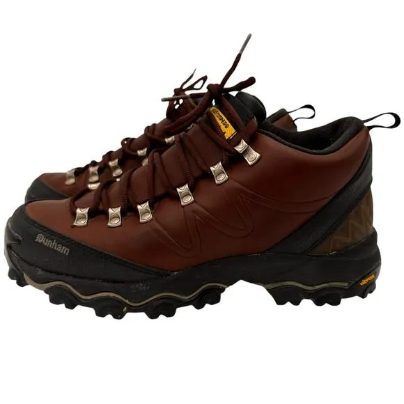 Dunham Waffle Stomper Leather Women's Brown Hiking Boots Size 7.5