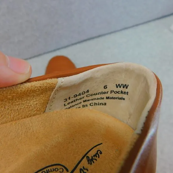 Easy Street Womens Flats Shoes Tan Hayes  Size 6WW New
