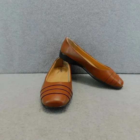 Easy Street Womens Flats Shoes Tan Hayes  Size 6WW New