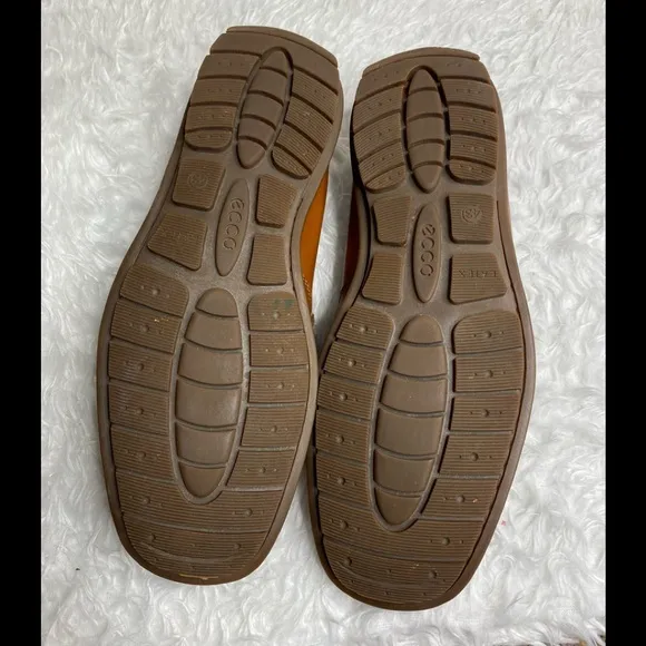 Ecco leather men loafers size 43