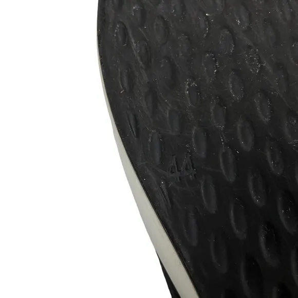 ECCO Sneakers Walking Shoes Mens Size 44 (US 10-10.5) Black Leather Lace Up