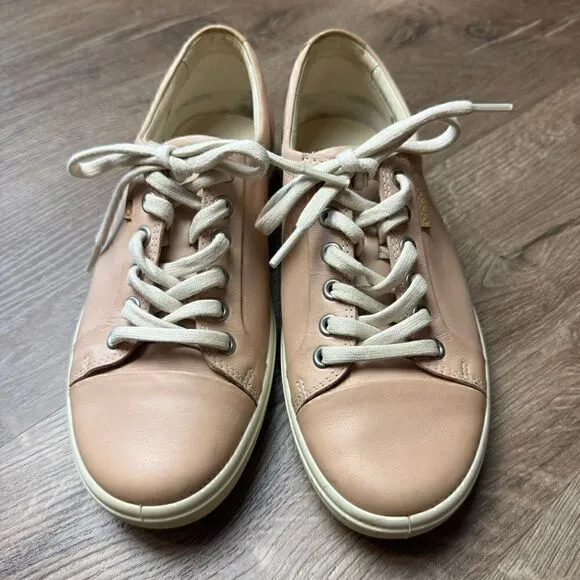 ECCO | Soft 7 Leather Sneakers Extra Wide