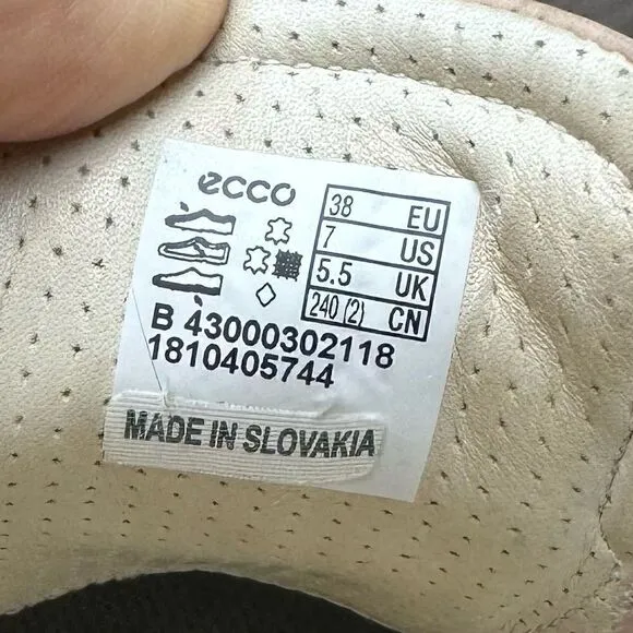 ECCO | Soft 7 Leather Sneakers Extra Wide