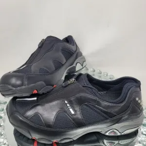 ECCO Yak Leather Receptor Black Hiking Walking Shoes Mens Sz 11-11.5 EU-45 NEW