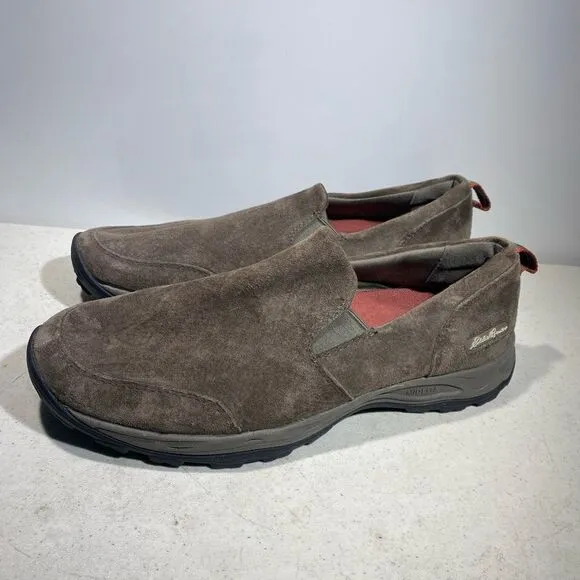 Eddie Bauer Eugene Loafers Shoes Mens Size 11.5 Brown Suede Casual Slip On