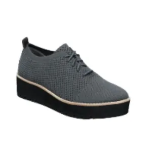 Eileen Fisher Women's Eddy Oxford Flats Graphite 5.5M NWT