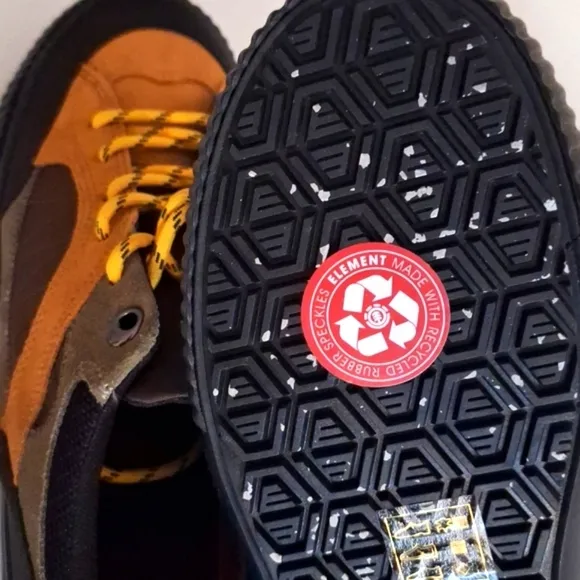 Element sneakers sued, rubber sole, with pull strip in the back NEW!!!