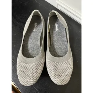 EUC Allbirds Washable Tree Breezers Flats Knit Ballet Wool Grey Gray Womens 7.5W
