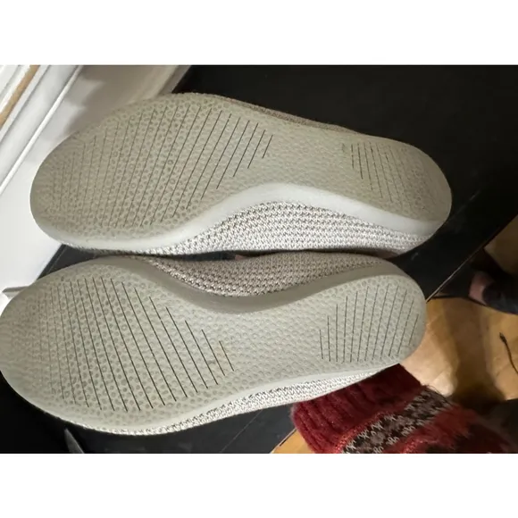 EUC Allbirds Washable Tree Breezers Flats Knit Ballet Wool Grey Gray Womens 7.5W