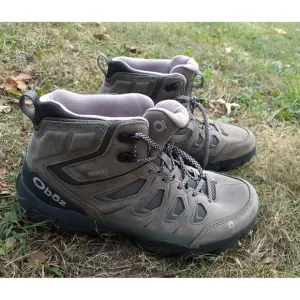 EUC Oboz Hiking Boots Sawtooth X Mid Waterproof Women’s 9.5W Gray Cushion