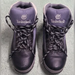EUC...Timberland Black and Gray Hiking Boots/Sneakers Mens SIZE 10