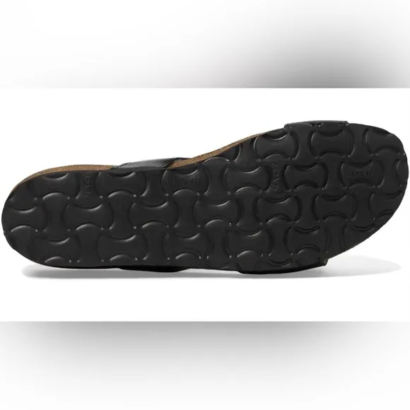 EUC/VGUC Size 37 (US L 6) Naot Black Althea Slide Sandal