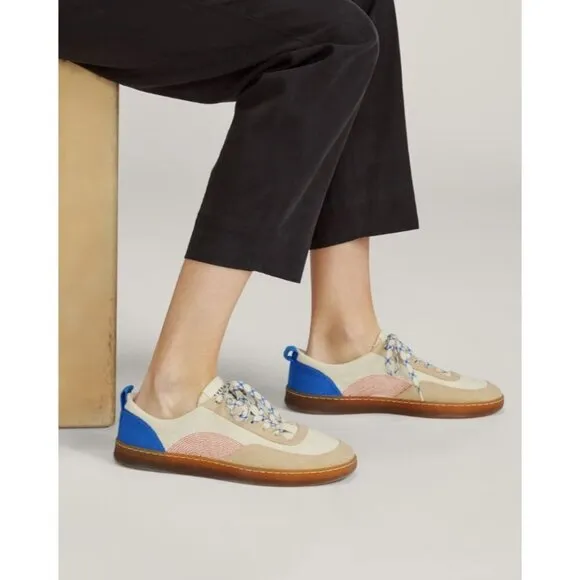 Everlane The Tread-Bare Sneakers in canvas Lapis Blue Red 10 *Mens Size*
