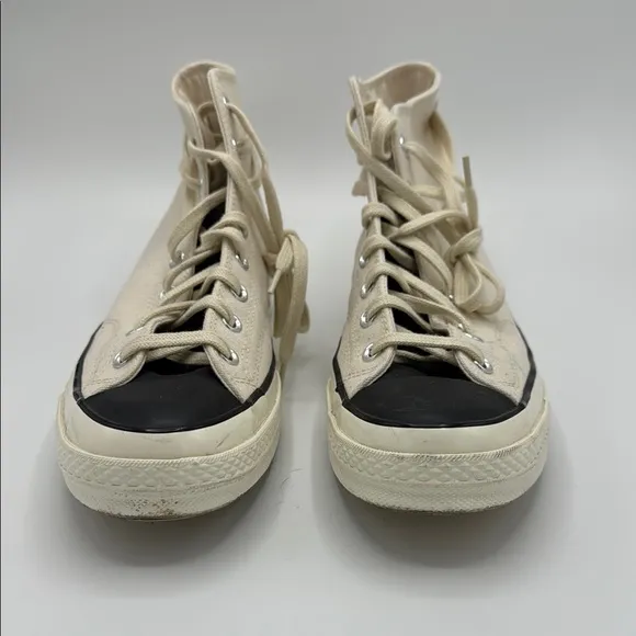 Fear of God Essentials x Converse High-Top Canvas Sneakers with Black Tongue