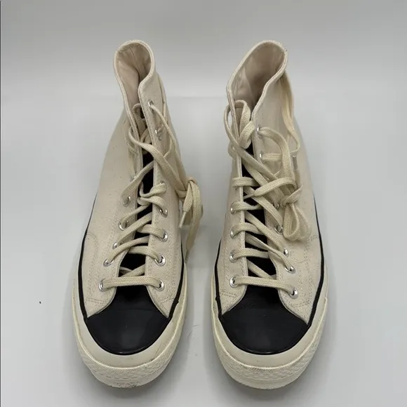 Fear of God Essentials x Converse High-Top Canvas Sneakers with Black Tongue