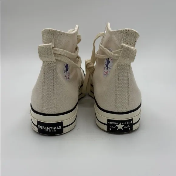Fear of God Essentials x Converse High-Top Canvas Sneakers with Black Tongue