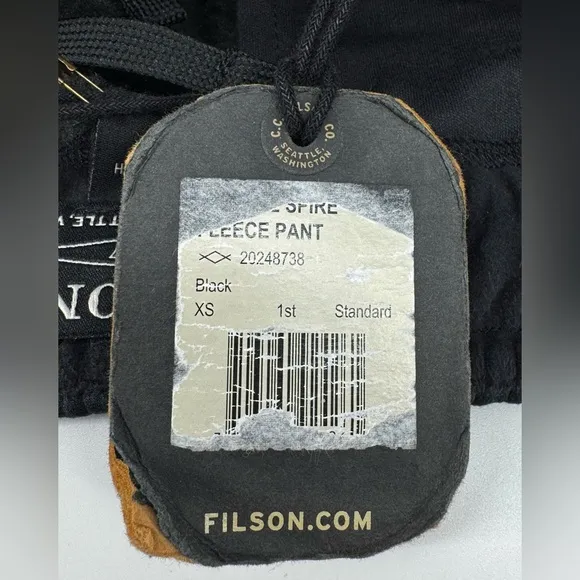 Filson Men’s Granite Spire Fleece Pant. Size: XS